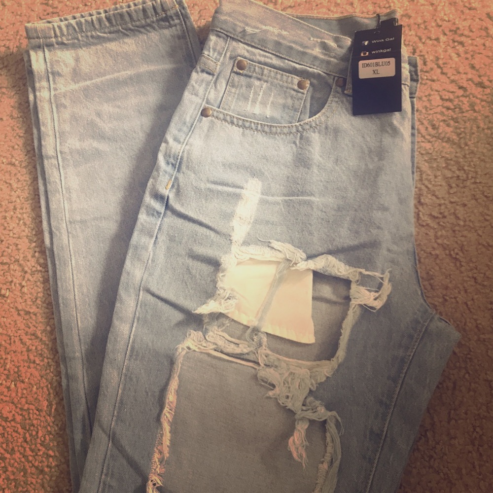 Wink Gal Ripped Jeans